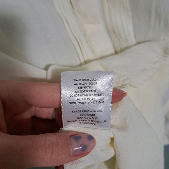 Black Swan Cream Button Down in Size S - Picture 4 of 5